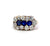 Edwardian Sapphire Diamond 14k Rose Gold Ring