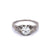 Art Deco GIA 0.92 Carats Old European Cut Diamond Platinum Filigree Ring