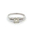 Art Deco GIA 1.01 Carats Asscher Cut Diamond Platinum Ring
