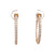 Diamond 14 Karat Yellow Gold Hoop Earrings