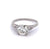 Art Deco GIA 1.31 Carats Old European Cut Diamond Platinum Ring