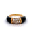 Vintage Van Cleef & Arpels Diamond Onyx 18 Karat Yellow Gold Philippine Ring