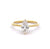 GIA 0.80 Carat Antique Marquise Cut Diamond 18 Karat Yellow Gold Solitaire Ring