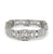 Art Deco French Diamond Platinum 18k White Gold Bracelet