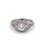 Art Deco Inspired Diamond 14 Karat White Gold Ring
