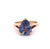 Vintage 3.36 Carats Purple Spinel 14 Karat Yellow Gold Solitaire Ring
