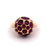 Pomellato Italian Rhodolite Garnet 18 Karat Rose Gold Harem Cocktail Ring