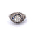 Edwardian GIA 1.19 Carats Round Brilliant Cut Diamond Platinum Ring