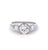 Mid Century GIA 1.13 Carats Round Brilliant Cut Diamond Platinum Ring