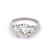 Mid Century GIA 2.53 Carats Old European Cut Diamond Platinum Ring