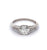 Art Deco GIA 1.49 Carats Old European Cut Diamond Platinum Ring