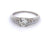 Mid Century GIA 0.66 Carats Old European Cut Diamond Platinum Ring