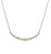 Diamond 14 Karat Yellow Gold Crescent Necklace
