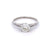 Art Deco GIA 0.97 Carat Old European Cut Diamond Platinum Ring
