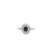 Art Deco Inspired Sapphire Diamond Platinum Ring