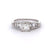 Art Deco GIA 1.51 Carats Asscher Cut Diamond Platinum Ring