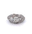 Art Deco GIA 1.12 Carats Old European Cut Diamond Platinum Ring