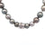Tahitian Pearl Diamond 14 Karat White Gold Strand Necklace