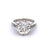 Art Deco GIA 4.28 Carats Old European Cut Diamond Platinum Ring