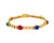 Vintage Diamond Gemstone 18 Karat Yellow Gold Link Bracelet