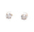 Vintage GIA Old European Cut Diamond 14 Karat Yellow Gold Stud Earrings