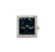 Art Deco Inspired Sapphire Diamond Platinum Square Cocktail Ring