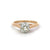 Edwardian GIA 1.00 Carat Old Mine Cut Diamond 14 Karat Yellow Gold Solitaire Ring