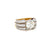 Retro GIA 2.69 Carat Old European Cut Diamond 18 Karat Gold Ring
