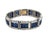 Art Deco French AGL Sapphire Diamond Platinum Bracelet