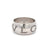 Bvlgari Monologo 18 Karat White Gold Band Ring