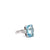 Art Deco Inspired 4.72 Carats Aquamarine Diamond Platinum Ring