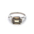 Mid Century GIA 4.10 Carats Fancy Color Diamond Platinum Ring
