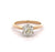 Edwardian GIA 1.30 Carats Old Mine Cut Diamond 14 Karat Yellow Gold Solitaire Ring