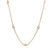 Diamond 14 Karat Yellow Gold Diamond By the Yard Chain Necklace