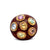 ARA Gemstone 24 Karat Yellow Gold Wooden Cocktail Ring