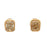 GIA 2.26 Carats Total Weight Radiant Cut Yellow Diamond Stud Earrings