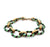 Vintage Enamel 14k Yellow Gold Link Bracelet