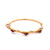 Victorian Garnet 14k Yellow Gold Bangle Bracelet