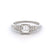 Art Deco GIA 1.06 Carats Square Emerald Cut Diamond Platinum Ring