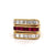 Vintage Ruby Diamond 18k Yellow Gold Ring