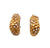 Vintage Angela Cummings Diamond 18k Yellow Gold Sculptural Ear Clip Earrings