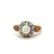 Victorian Opal Diamond 14 Karat Yellow Gold Cluster Ring