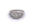 Art Deco GIA 1.04 Carats Cushion Cut Diamond Platinum Ring
