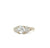 Art Deco Inspired GIA 1.08 Carats Old Euro Cut Diamond 18k White Gold Ring
