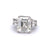 GIA 10.58 Carats Art Deco Emerald Cut Diamond Platinum Ring
