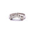 Vintage Marquise Cut Diamond Platinum Chevron Band