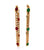 Vintage Italian Ruby Emerald 18 Karat Yellow Gold Link Bracelet Set