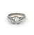 Art Deco GIA 1.55 Carats Old European Cut Diamond Platinum Ring