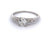 Mid Century GIA 0.66 Carats Old European Cut Diamond Platinum Ring