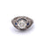Edwardian GIA 1.19 Carats Round Brilliant Cut Diamond Platinum Ring
